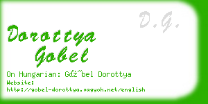 dorottya gobel business card